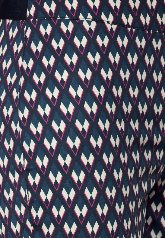 Skinny Fit Hose mit Stretch deep blue