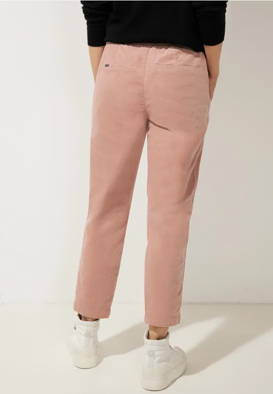Loose Fit Cordhose dull legend rose