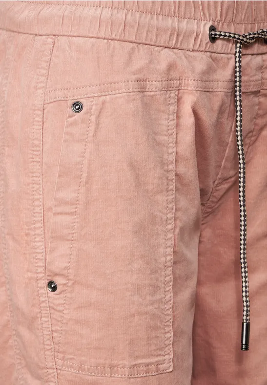 Loose Fit Cordhose dull legend rose