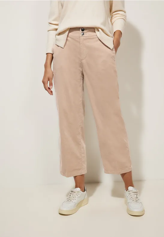 Casual Fit Babycord Hose dull bleached sand