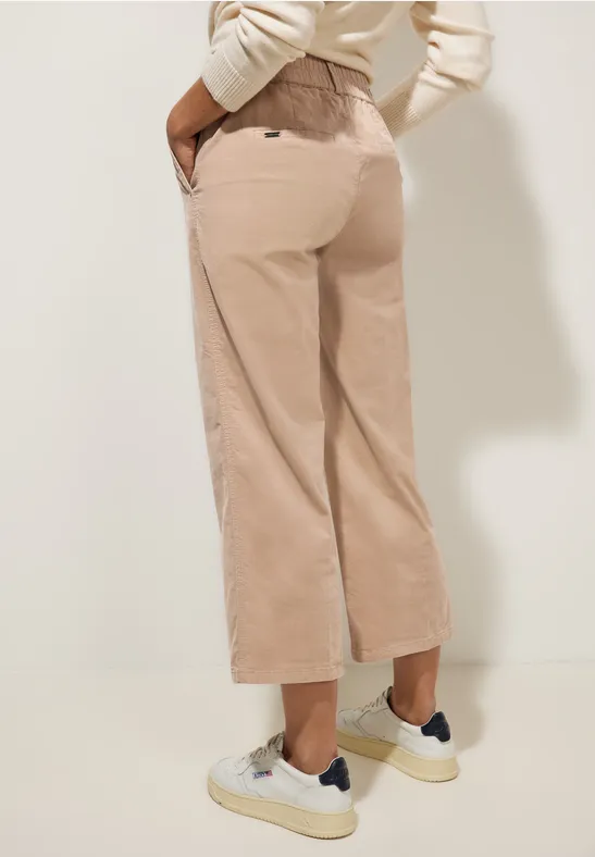 Casual Fit Babycord Hose dull bleached sand
