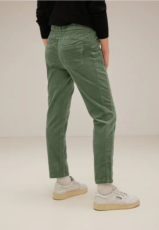 Cord Joggpants novel green