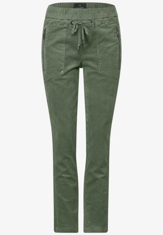 Cord Joggpants novel green