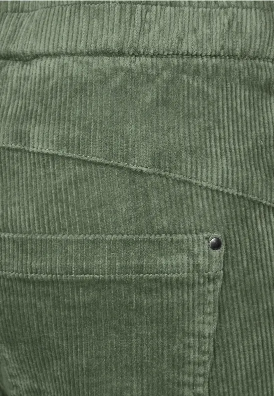 Cord Joggpants novel green