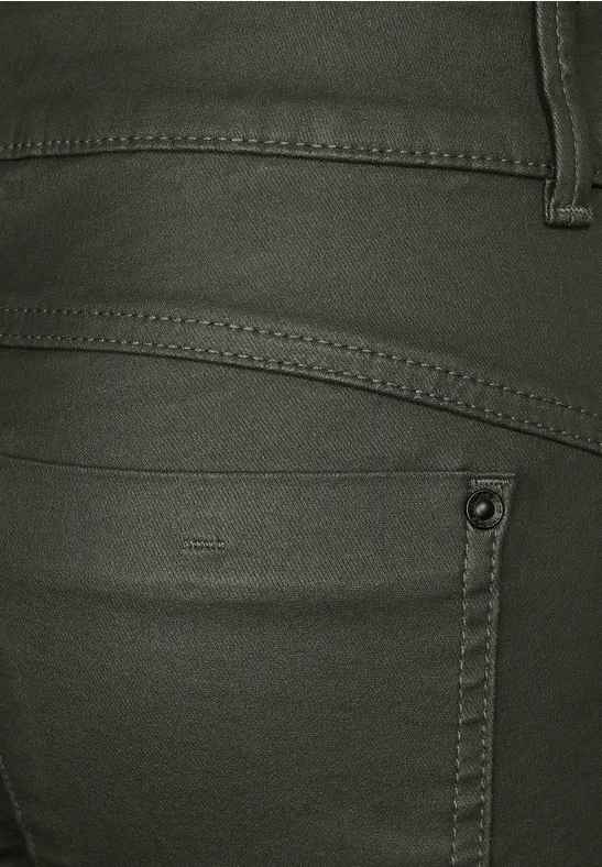 Coating Slim Fit Hose woods green