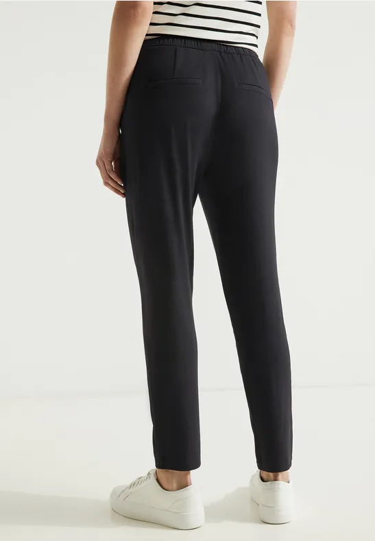 Pantalon en jersey coupe ample Black