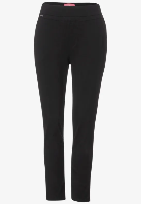 Pantalon en jersey coupe ample Black