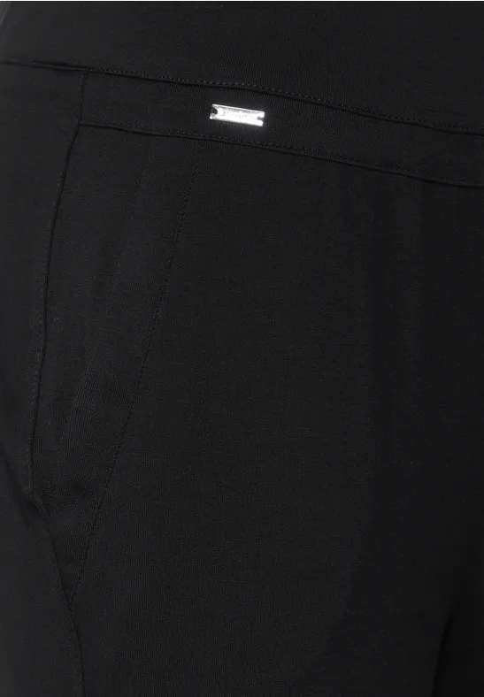 Pantalon en jersey coupe ample Black