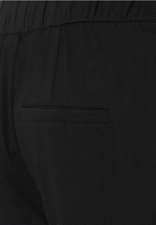 Pantalon en jersey coupe ample Black