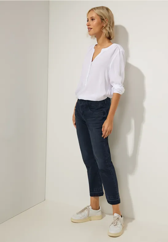 Casual Fit Jeans authentic black net wash