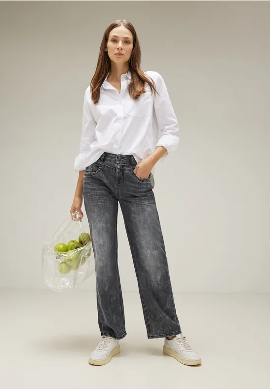 Casual Fit Jeans black random wash