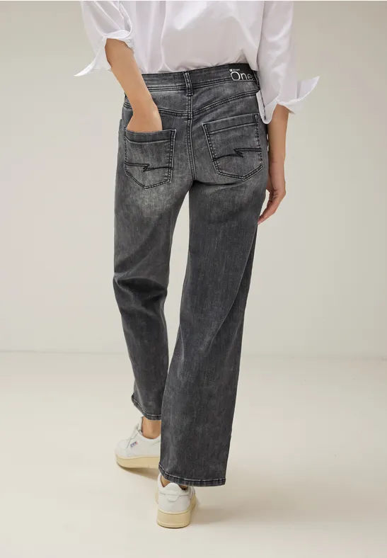 Casual Fit Jeans black random wash