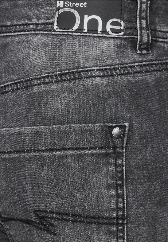 Casual Fit Jeans black random wash