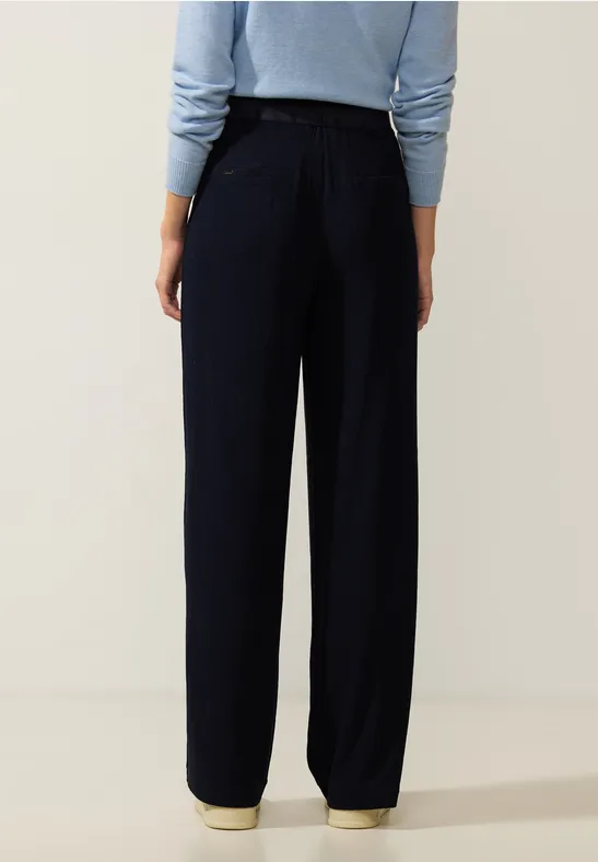 Loose Fit Crincle Hose deep blue