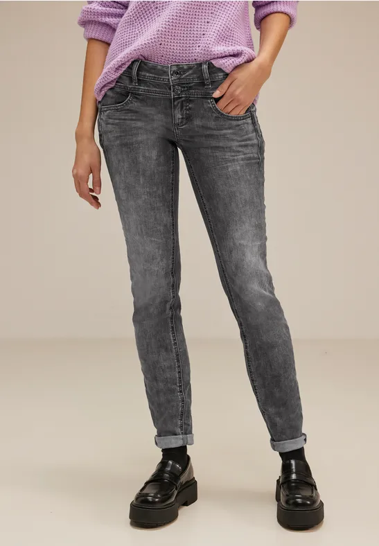 Casual Fit Jeans grey random wash