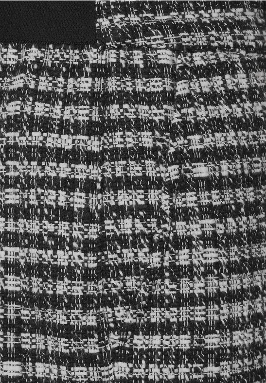 Bouclé Bermudashorts Black