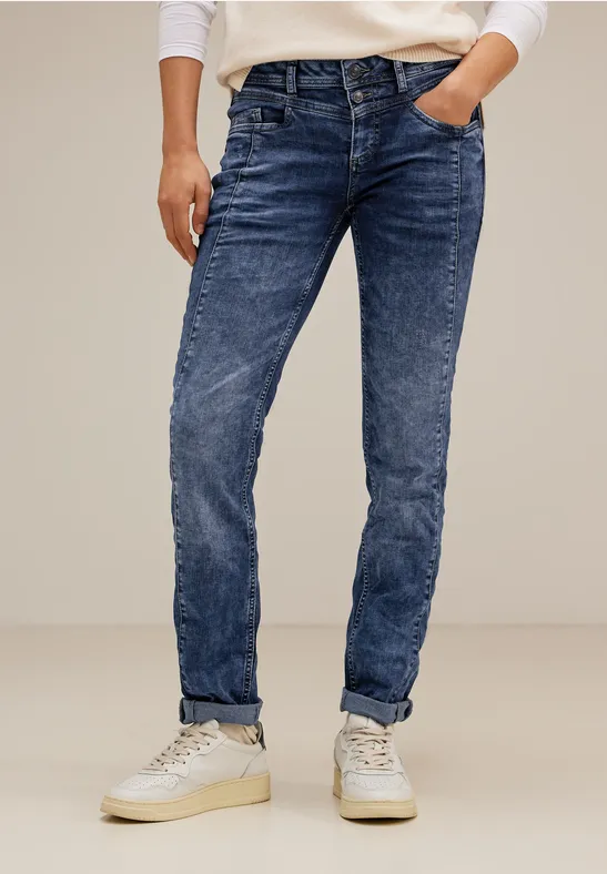 Casual Fit Jeans indigo random wash
