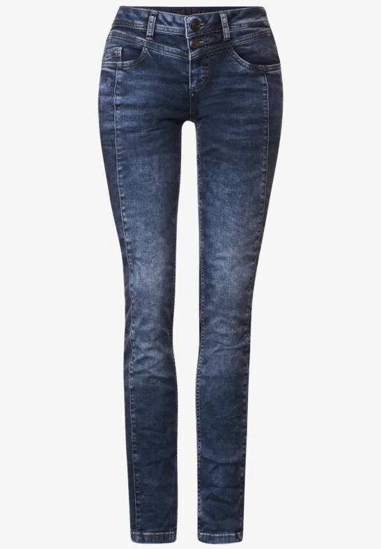 Casual Fit Jeans indigo random wash