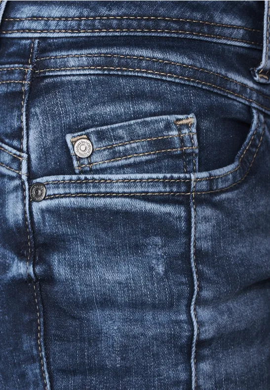 Casual Fit Jeans indigo random wash