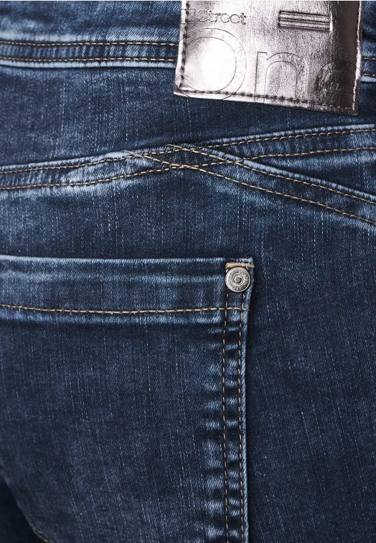 Casual Fit Jeans indigo random wash