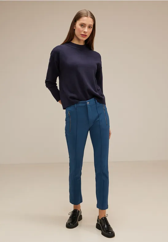 Slim Fit Hose atlantic blue