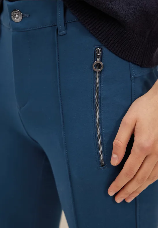 Slim Fit Hose atlantic blue