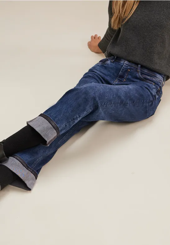 Casual Fit Jeans midblue random wash