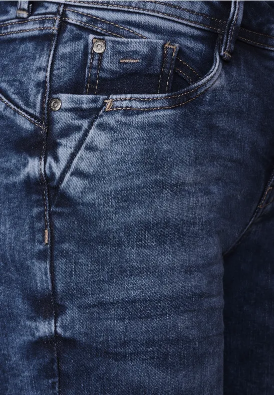 Casual Fit Jeans midblue random wash