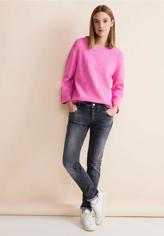 Graue Casual Fit Jeans authentic grey wash