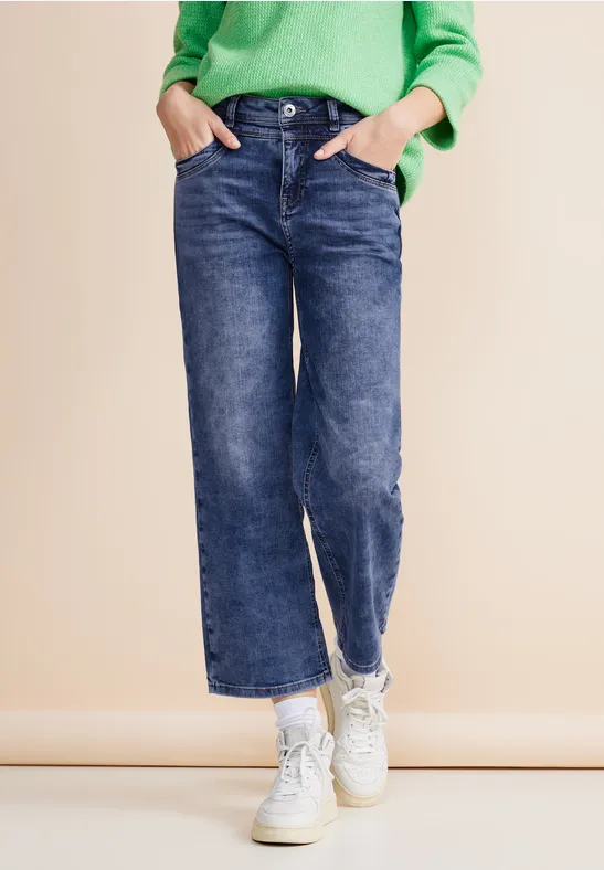 Casual fit jeans brillant blue random wash