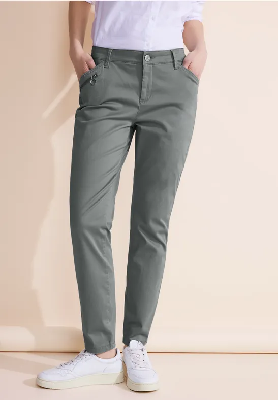 Pantalon coupe classique light mud green