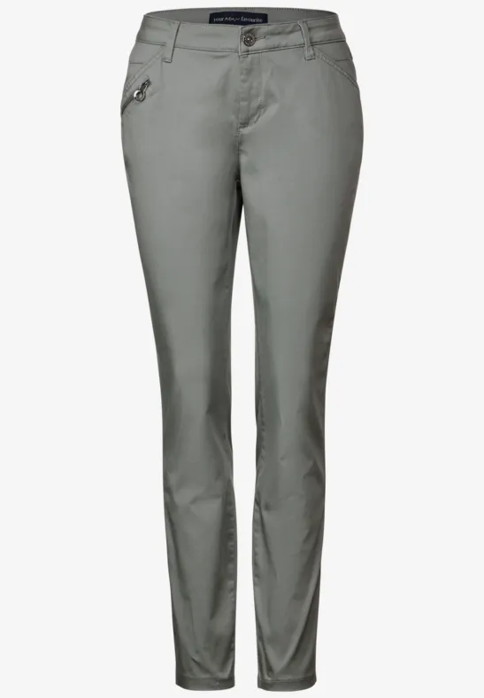 Pantalon coupe classique light mud green
