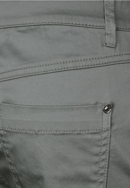 Pantalon coupe classique light mud green