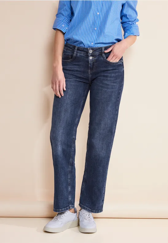 Casual Fit Jeans brilliant indigo random wash