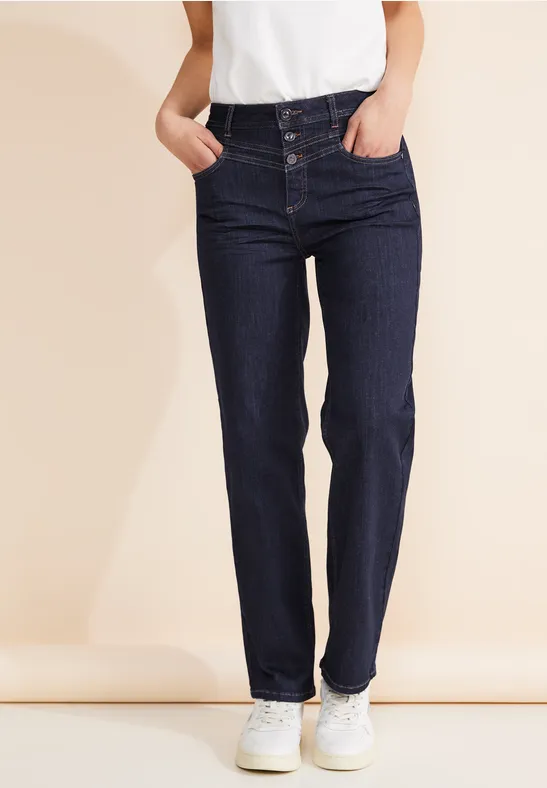 Jean coupe classique dark blue rinsed wash