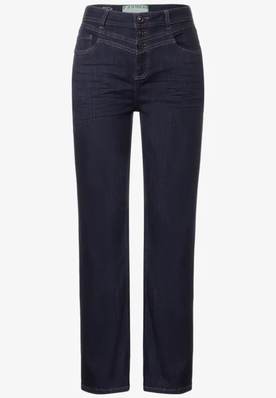 Jean coupe classique dark blue rinsed wash