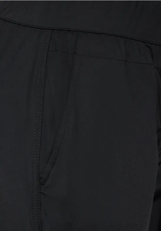 Pantalon de voyage coupe ample Black