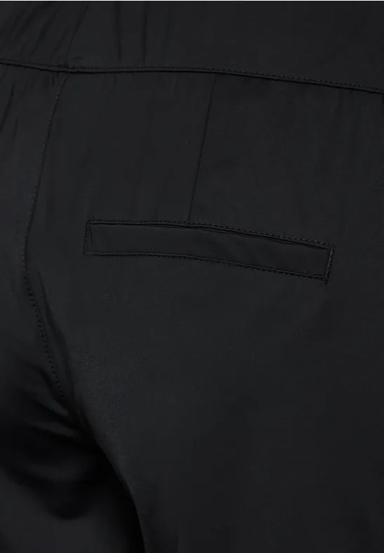 Pantalon de voyage coupe ample Black
