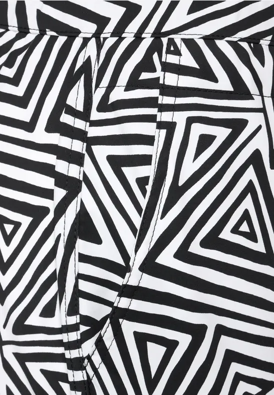 Pantalon de voyage avec imprimé Black