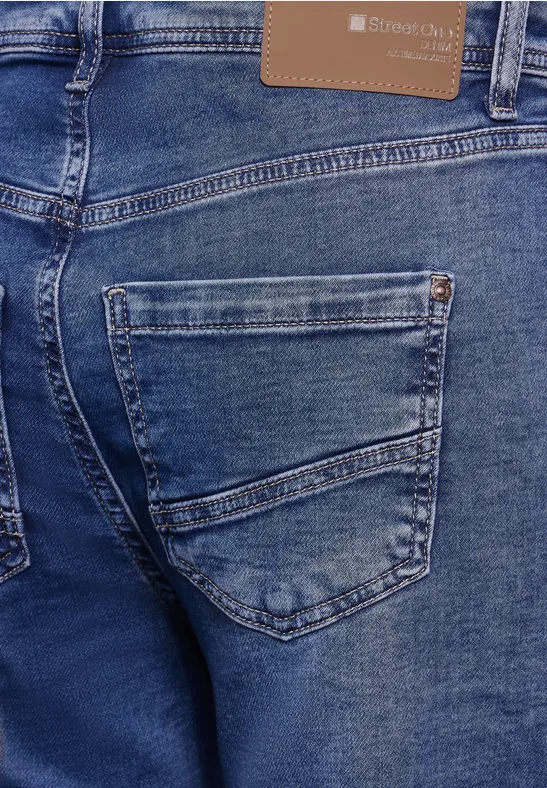 Jeans im Casual Fit bright midblue wash