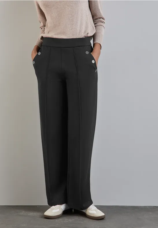 Rechte broekspijpen Black