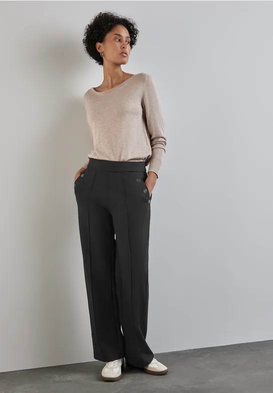 Rechte broekspijpen Black