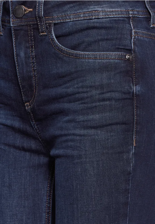 Bootcut Jeans dark indigo slightly washed