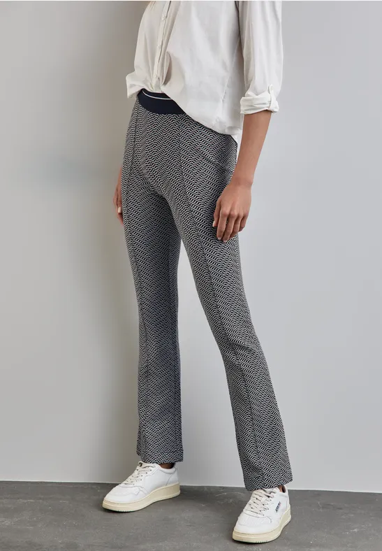 Skinny fit broek night sky blue