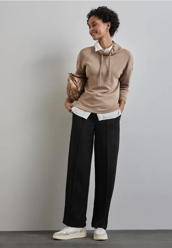 Spodnie Bouclé Black