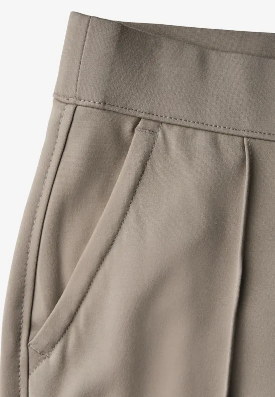 Hose im Casual Fit driftwood beige