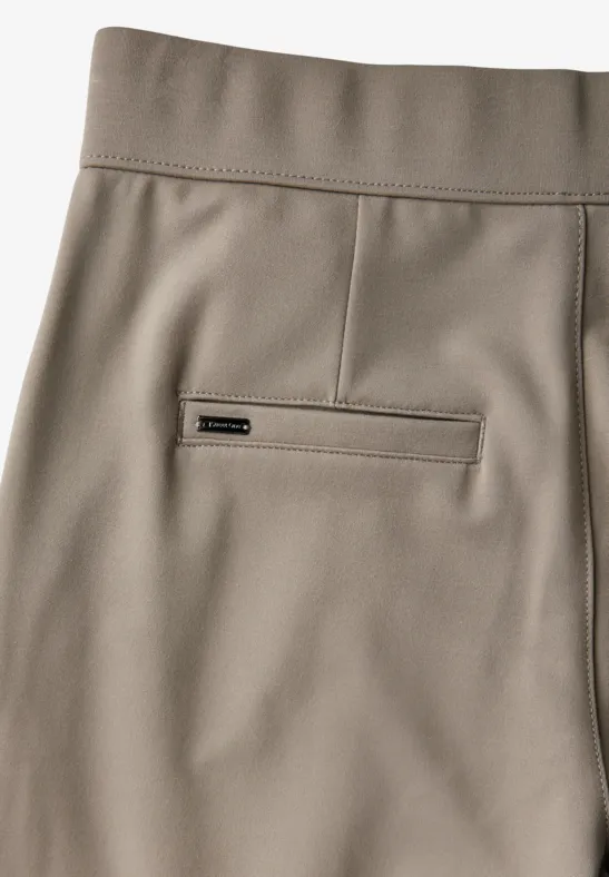 Hose im Casual Fit driftwood beige