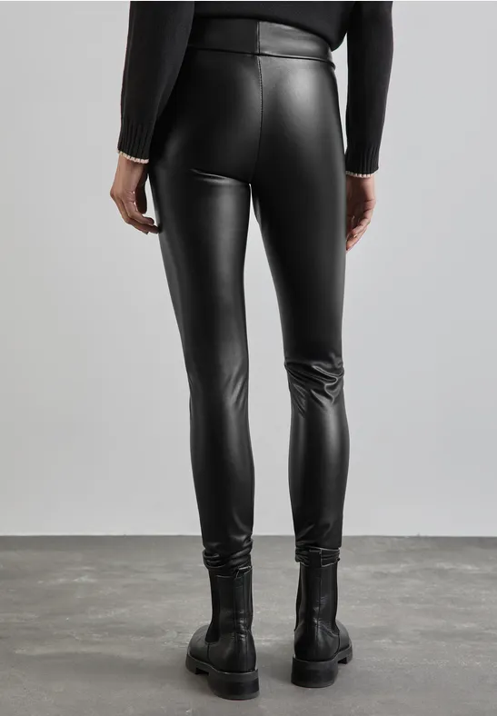 Gecoate thermische legging Black