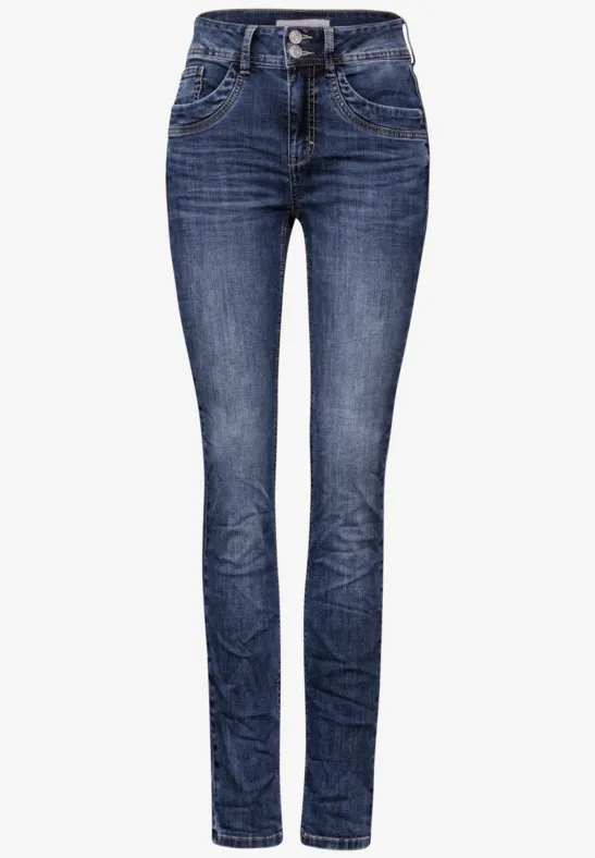 Jeans im Casual Fit Mid Blue Wash