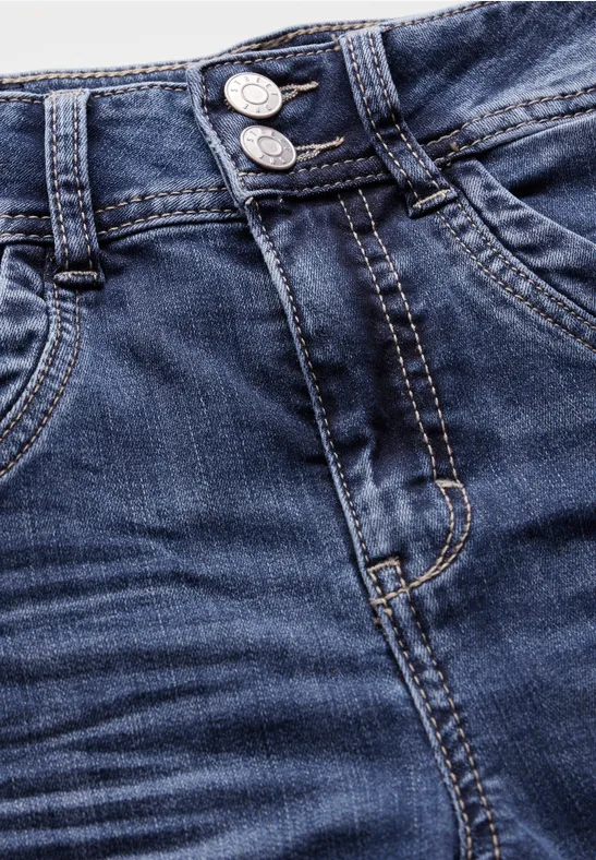 Jeans im Casual Fit Mid Blue Wash